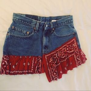 Vintage Levi’s 550 Mini Skirt